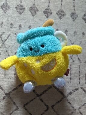Bum Bumz Plush Lemon Tea Squeak Toy - Yellow & Aqua - 89